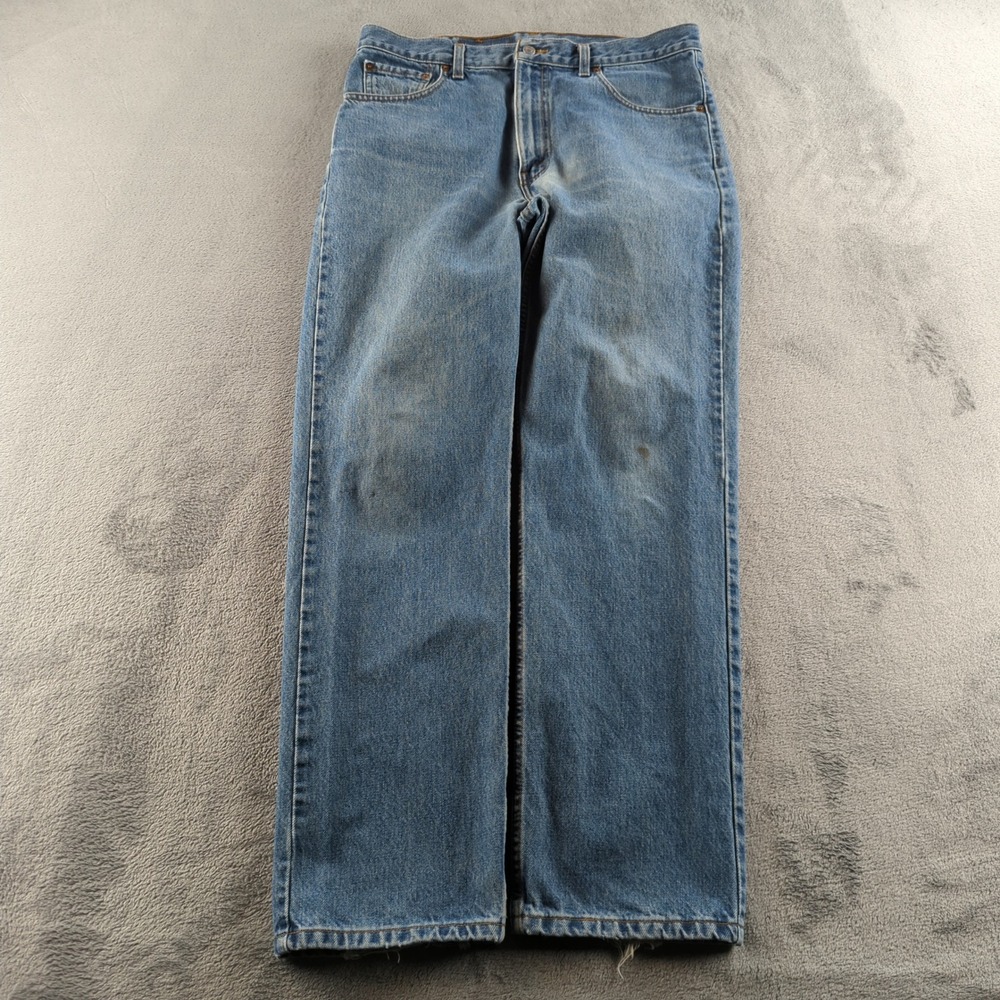 Vintage 90s Levis 516 Jeans 36x32 (Fits 34x32) Blue‎ Faded Slim Straight Canada